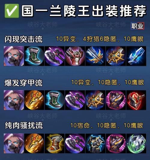 王者荣耀中兰陵王的打法技巧是什么？