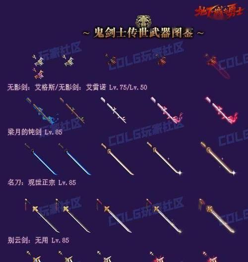 地下城与勇士漫游推荐武器？起源版本漫游应携带哪些武器？