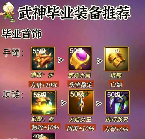 地下城手游武神辅助装备选择有哪些？