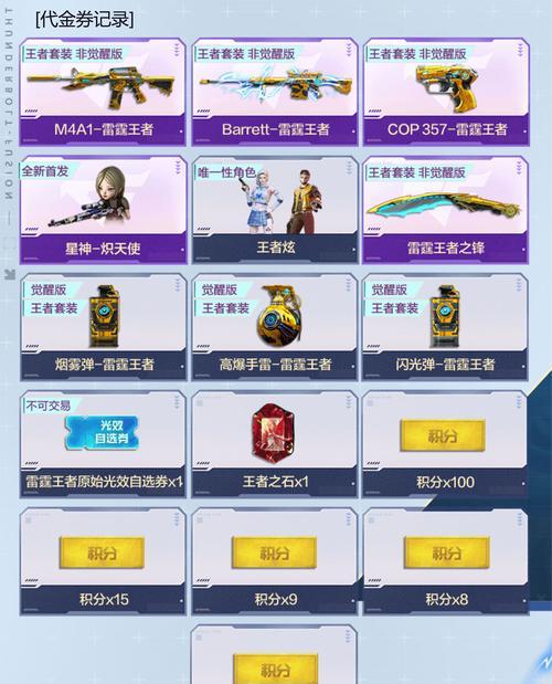 cf雷霆觉醒价格是多少？