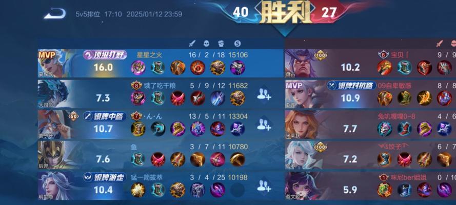 王者荣耀中如何打出16.0的评分？打出高评分的技巧是什么？