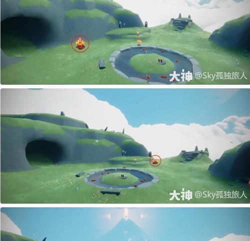 光遇幽光山洞位置坐标解析（探秘光遇幽光山洞神秘之谜）