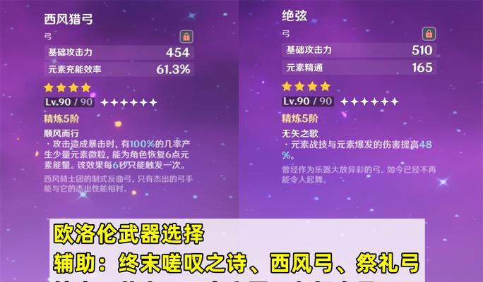原神行秋圣遗物武器搭配攻略