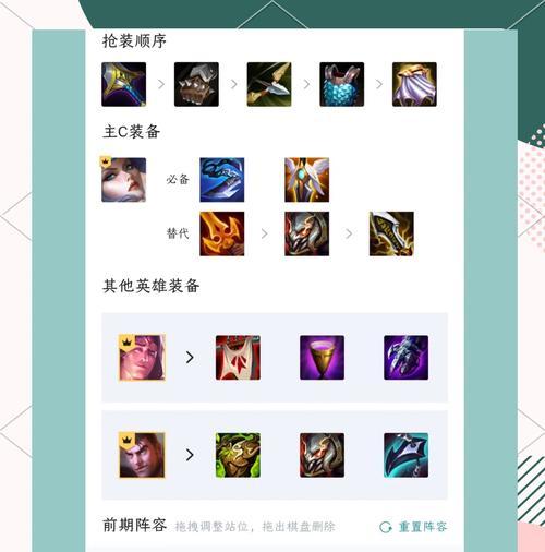 《云顶之弈》1124版本九五名流阵容运营思路（构建稳定强势局势）